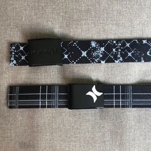 2 Fabric Hurley Belts (48” length”)